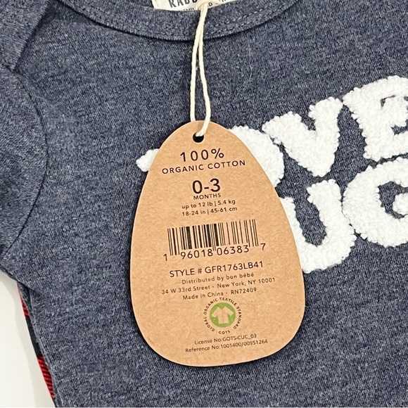 Rabbit Bear 3pc Long Sleeve Tops - Picture 6 of 6